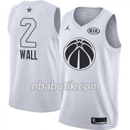 NBA Mænd Trøje Washington Wizards John Wall 2 2018 All Star Jordan Brand Hvid Swingman NBA Mænd Trøje Washington Wizards John Wall 2 2018 All Star Jordan Brand Hvid Swingman